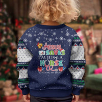 Nurse Life Jesus Christmas Kid Ugly Christmas Sweater Xmas Holiday Patterns - Wonder Print Shop