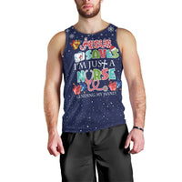 Nurse Life Jesus Christmas Men Tank Top Xmas Holiday Patterns - Wonder Print Shop