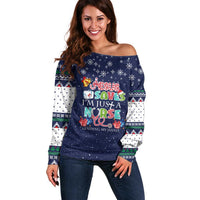 Nurse Life Jesus Christmas Off Shoulder Sweater Xmas Holiday Patterns - Wonder Print Shop