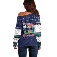 Nurse Life Jesus Christmas Off Shoulder Sweater Xmas Holiday Patterns - Wonder Print Shop