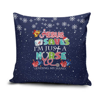 Nurse Life Jesus Christmas Pillow Cover Xmas Holiday Patterns - Wonder Print Shop