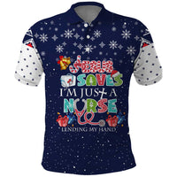 Nurse Life Jesus Christmas Polo Shirt Xmas Holiday Patterns - Wonder Print Shop
