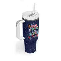 Nurse Life Jesus Christmas Tumbler With Handle Xmas Holiday Patterns - Wonder Print Shop