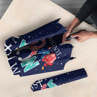 Nurse Life Jesus Christmas Umbrella Xmas Holiday Patterns - Wonder Print Shop
