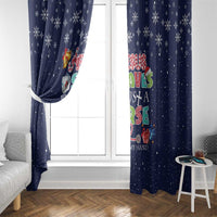 Nurse Life Jesus Christmas Window Curtain Xmas Holiday Patterns - Wonder Print Shop
