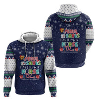 Nurse Life Jesus Christmas Zip Hoodie Xmas Holiday Patterns - Wonder Print Shop