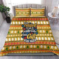 The Only Gift You Need Christmas Bedding Set Xmas Holiday Patterns - Wonder Print Shop