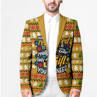 The Only Gift You Need Christmas Blazer Xmas Holiday Patterns - Wonder Print Shop