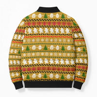 The Only Gift You Need Christmas Bomber Puffer Jacket Xmas Holiday Patterns - Wonder Print Shop