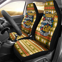 The Only Gift You Need Christmas Car Seat Cover Xmas Holiday Patterns - Wonder Print Shop