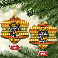 The Only Gift You Need Christmas Ceramic Ornament Xmas Holiday Patterns - Wonder Print Shop