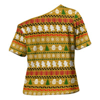 The Only Gift You Need Christmas Cross Shoulder Shirt Xmas Holiday Patterns - Wonder Print Shop
