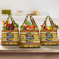 The Only Gift You Need Christmas Grocery Bag Xmas Holiday Patterns - Wonder Print Shop