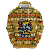 The Only Gift You Need Christmas Hoodie Xmas Holiday Patterns - Wonder Print Shop