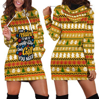 The Only Gift You Need Christmas Hoodie Dress Xmas Holiday Patterns - Wonder Print Shop