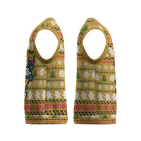 The Only Gift You Need Christmas Knitted V-Neck Vest Xmas Holiday Patterns - Wonder Print Shop