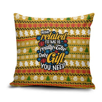 The Only Gift You Need Christmas Pillow Cover Xmas Holiday Patterns - Wonder Print Shop