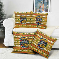 The Only Gift You Need Christmas Pillow Cover Xmas Holiday Patterns - Wonder Print Shop