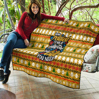 The Only Gift You Need Christmas Quilt Xmas Holiday Patterns - Wonder Print Shop