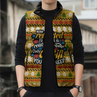 The Only Gift You Need Christmas Sleeveless Puffer Jacket Xmas Holiday Patterns - Wonder Print Shop