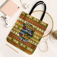 The Only Gift You Need Christmas Tote Bag Xmas Holiday Patterns - undefined