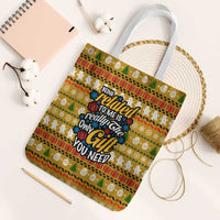 The Only Gift You Need Christmas Tote Bag Xmas Holiday Patterns - undefined