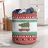 I Just Want To Camping Christmas Laundry Basket Xmas Holiday Patterns - Wonder Print Shop