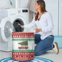 I Just Want To Camping Christmas Laundry Basket Xmas Holiday Patterns - Wonder Print Shop