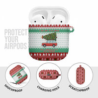 I Just Want To Camping Christmas AirPods Case Xmas Holiday Patterns - Wonder Print Shop