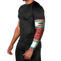 I Just Want To Camping Christmas Arm Sleeves Xmas Holiday Patterns - Wonder Print Shop