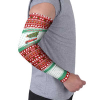 I Just Want To Camping Christmas Arm Sleeves Xmas Holiday Patterns - Wonder Print Shop