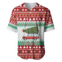 I Just Want To Camping Christmas Baseball Jersey Xmas Holiday Patterns - Wonder Print Shop