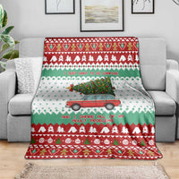 I Just Want To Camping Christmas Blanket Xmas Holiday Patterns - Wonder Print Shop