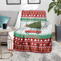 I Just Want To Camping Christmas Blanket Xmas Holiday Patterns - Wonder Print Shop