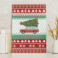 I Just Want To Camping Christmas Canvas Wall Art Xmas Holiday Patterns - Wonder Print Shop