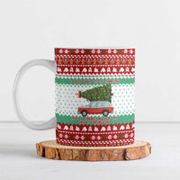 I Just Want To Camping Christmas Ceramic Mug Xmas Holiday Patterns - Wonder Print Shop