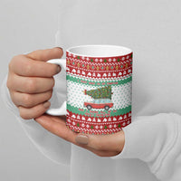 I Just Want To Camping Christmas Ceramic Mug Xmas Holiday Patterns - Wonder Print Shop