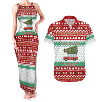 I Just Want To Camping Christmas Couples Matching Tank Maxi Dress and Hawaiian Shirt Xmas Holiday Patterns - Wonder Print Shop