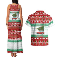 I Just Want To Camping Christmas Couples Matching Tank Maxi Dress and Hawaiian Shirt Xmas Holiday Patterns - Wonder Print Shop