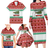 I Just Want To Camping Christmas Family Matching Long Sleeve Bodycon Dress and Hawaiian Shirt Xmas Holiday Patterns - Wonder Print Shop