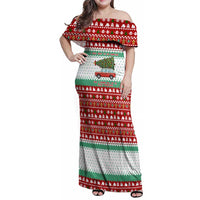 I Just Want To Camping Christmas Family Matching Off Shoulder Maxi Dress and Hawaiian Shirt Xmas Holiday Patterns - Wonder Print Shop