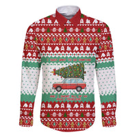 I Just Want To Camping Christmas Family Matching Off Shoulder Short Dress and Hawaiian Shirt Xmas Holiday Patterns - Wonder Print Shop