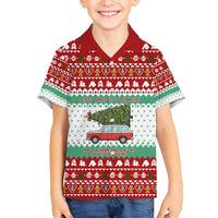 I Just Want To Camping Christmas Family Matching Puletasi and Hawaiian Shirt Xmas Holiday Patterns - Wonder Print Shop