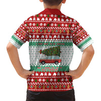 I Just Want To Camping Christmas Family Matching Short Sleeve Bodycon Dress and Hawaiian Shirt Xmas Holiday Patterns - Wonder Print Shop