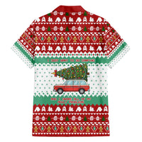 I Just Want To Camping Christmas Family Matching Short Sleeve Bodycon Dress and Hawaiian Shirt Xmas Holiday Patterns - Wonder Print Shop