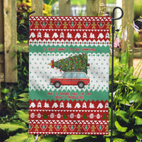 I Just Want To Camping Christmas Garden Flag Xmas Holiday Patterns - Wonder Print Shop