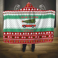 I Just Want To Camping Christmas Hooded Blanket Xmas Holiday Patterns - Wonder Print Shop