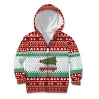 I Just Want To Camping Christmas Kid Hoodie Xmas Holiday Patterns - Wonder Print Shop