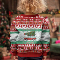 I Just Want To Camping Christmas Kid Ugly Christmas Sweater Xmas Holiday Patterns - Wonder Print Shop