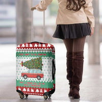I Just Want To Camping Christmas Luggage Cover Xmas Holiday Patterns - Wonder Print Shop